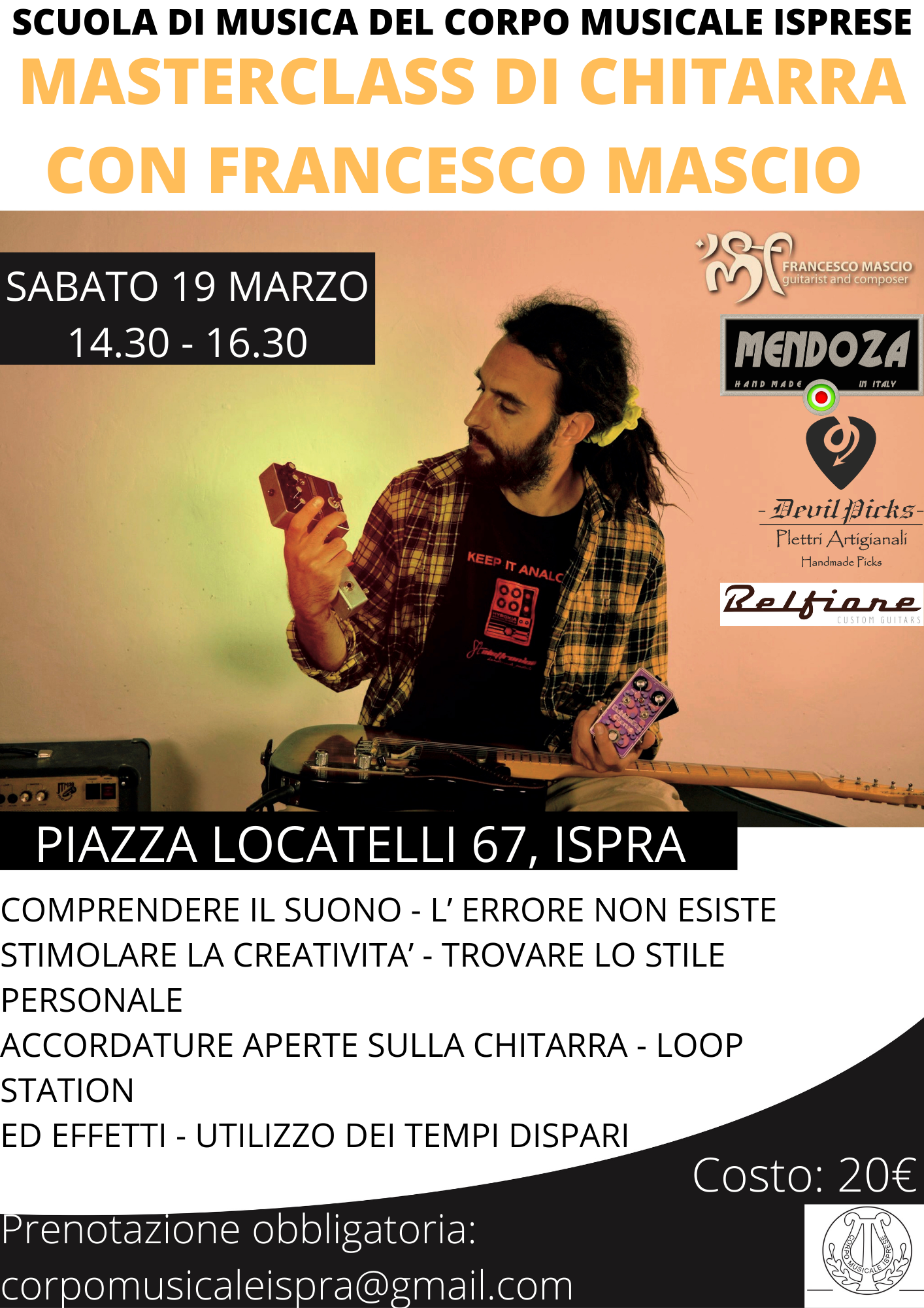 Master Class con Francesco Mascio