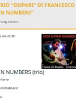 Il nuovo trio “dispari” di Francesco Mascio : “Odd & Even Numbers”